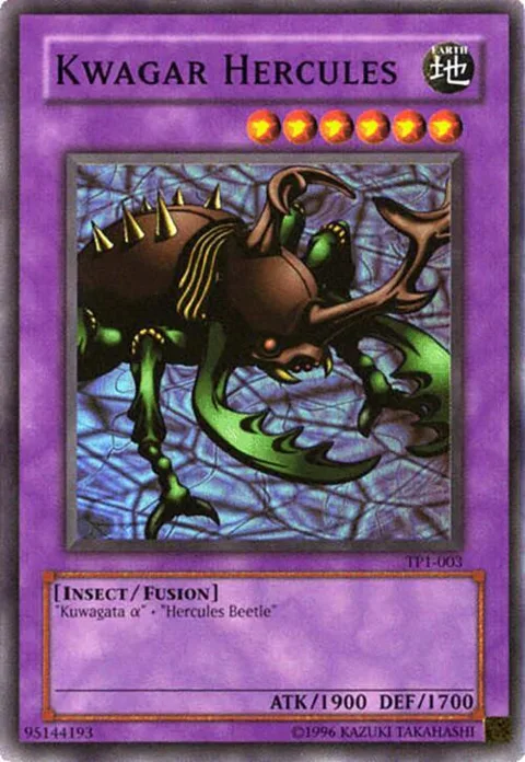 Kwagar Hercules TP1-003 Yu-Gi-Oh card from Tournament Pack 1