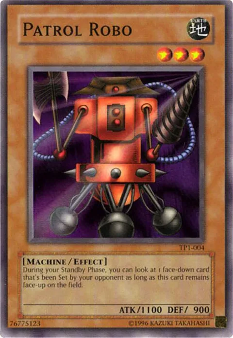 Patrol Robo TP1-004 Yu-Gi-Oh card from Tournament Pack 1