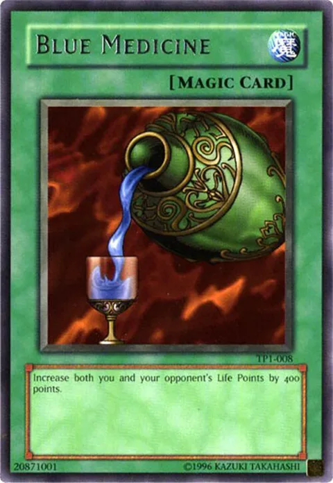 Blue Medicine TP1-008 Yu-Gi-Oh card from Tournament Pack 1