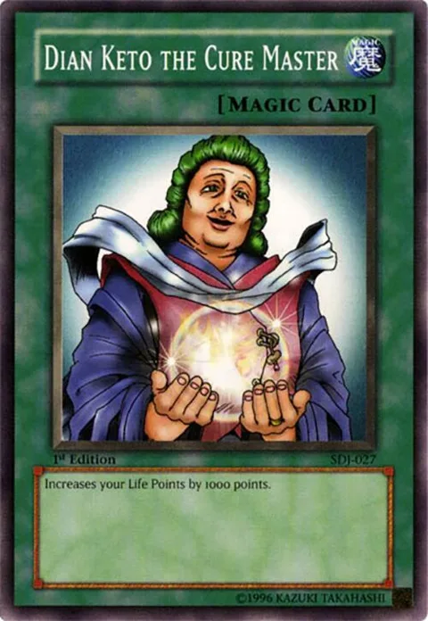Dian Keto the Cure Master SDJ-027 Unlimited Yu-Gi-Oh card from Starter Deck: Joey