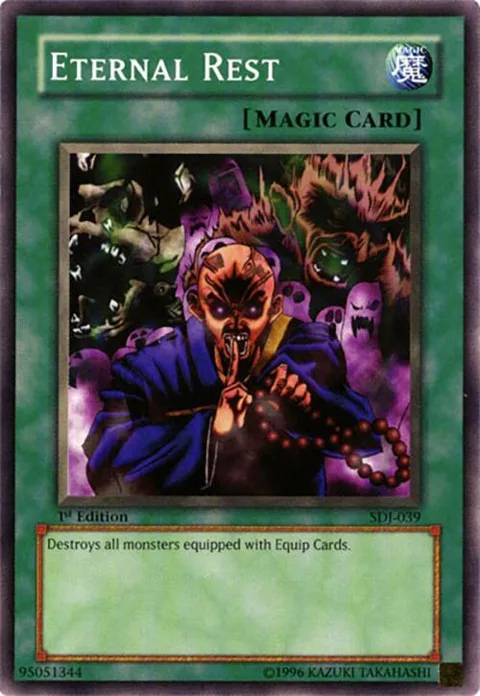 Eternal Rest SDJ-039 1st Edition Yu-Gi-Oh card from Starter Deck: Joey