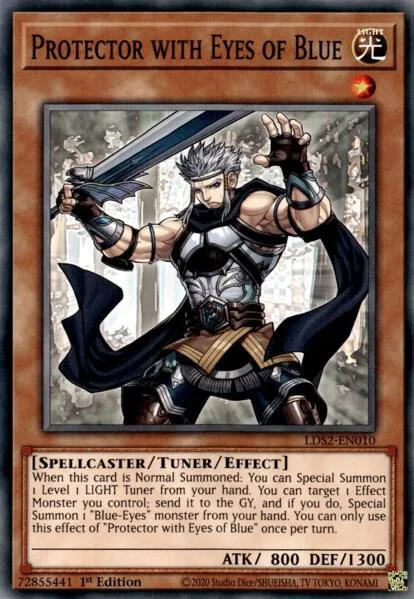 Protector with Eyes of Blue LDS2-EN010 Yu-Gi-Oh card from Legendary Duelists: Season 2