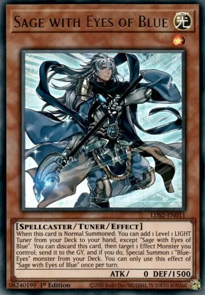 Sage with Eyes of Blue LDS2-EN011 Yu-Gi-Oh card from Legendary Duelists: Season 2