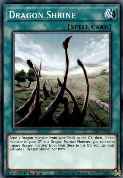Dragon Shrine LDS2-EN022 Yu-Gi-Oh card from Legendary Duelists: Season 2