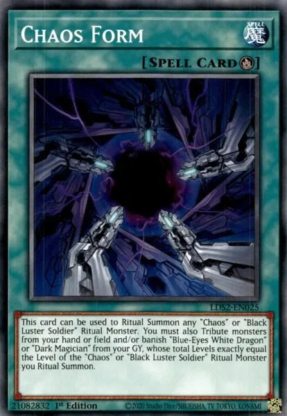 Chaos Form LDS2-EN025 Yu-Gi-Oh card from Legendary Duelists: Season 2