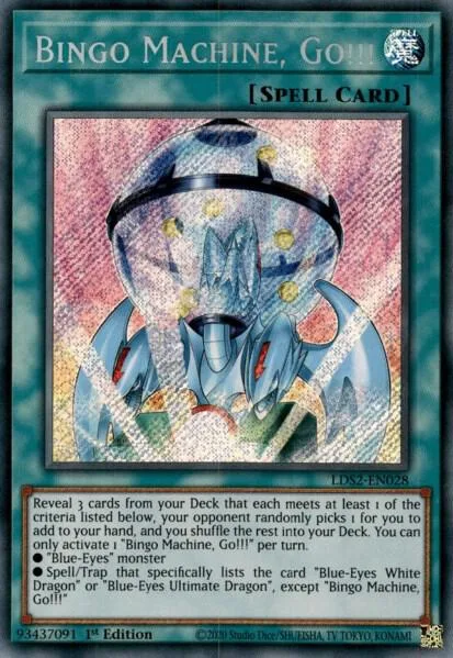 Bingo Machine, Go!!! LDS2-EN028 Yu-Gi-Oh card from Legendary Duelists: Season 2