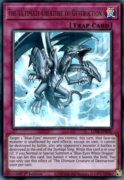 The Ultimate Creature of Destruction LDS2-EN030 Yu-Gi-Oh card from Legendary Duelists: Season 2