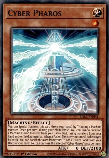 Cyber Pharos LDS2-EN031 Yu-Gi-Oh card from Legendary Duelists: Season 2