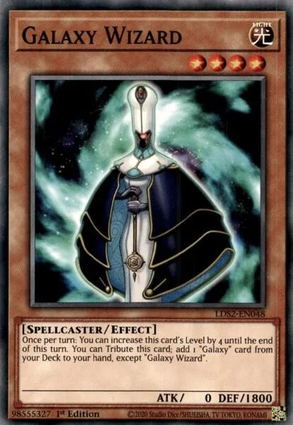Galaxy Wizard LDS2-EN048 Yu-Gi-Oh card from Legendary Duelists: Season 2