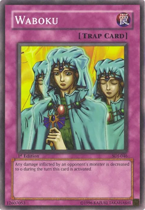 Waboku SDJ-046 Unlimited Yu-Gi-Oh card from Starter Deck: Joey