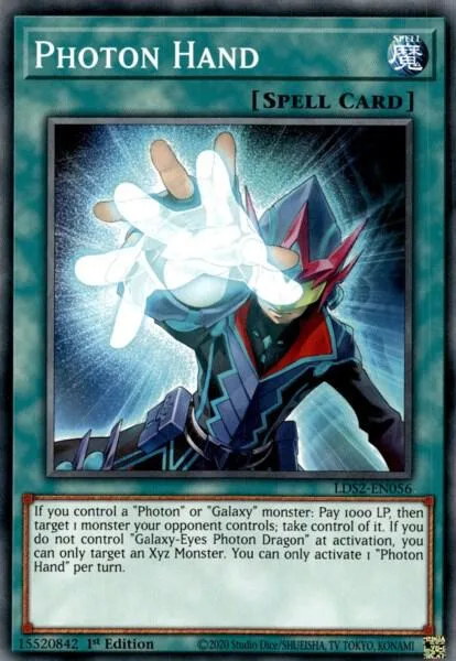 Photon Hand LDS2-EN056 Yu-Gi-Oh card from Legendary Duelists: Season 2