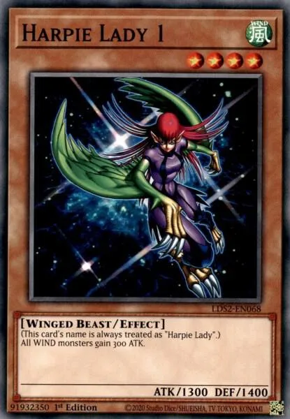 Harpie Lady 1 LDS2-EN068 Yu-Gi-Oh card from Legendary Duelists: Season 2