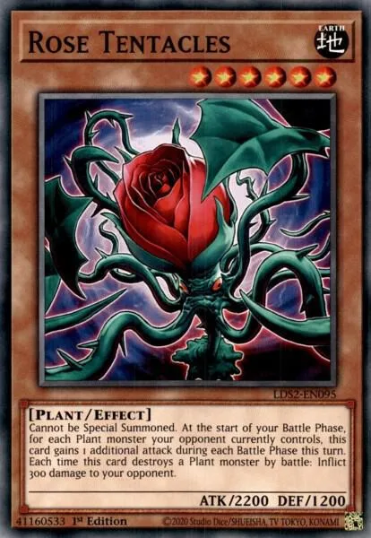 Rose Tentacles LDS2-EN095 Yu-Gi-Oh card from Legendary Duelists: Season 2