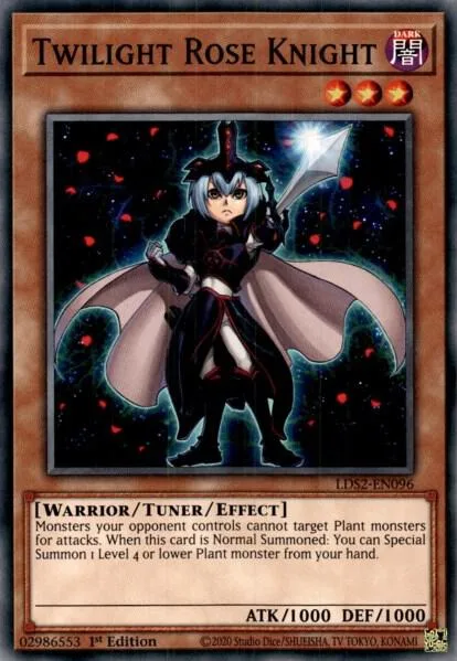 Twilight Rose Knight LDS2-EN096 Yu-Gi-Oh card from Legendary Duelists: Season 2