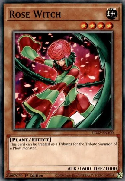 Rose Witch LDS2-EN100 Yu-Gi-Oh card from Legendary Duelists: Season 2