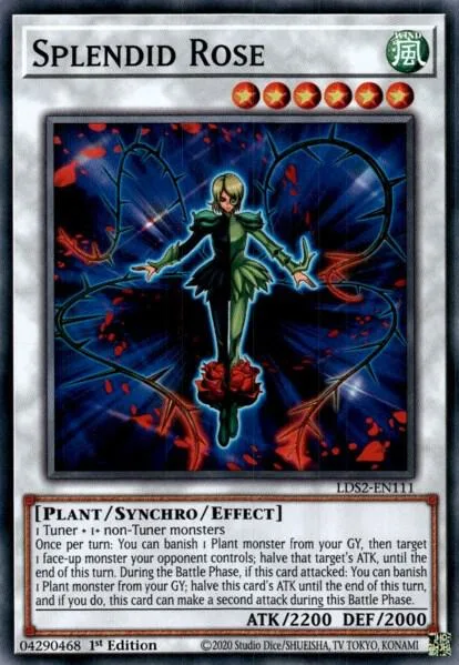 Splendid Rose LDS2-EN111 Yu-Gi-Oh card from Legendary Duelists: Season 2