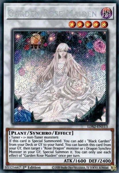 Garden Rose Maiden LDS2-EN113 Yu-Gi-Oh card from Legendary Duelists: Season 2