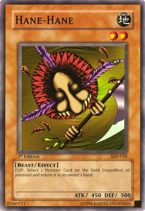 Hane-Hane SDP-010 Unlimited Yu-Gi-Oh card from Starter Deck: Pegasus