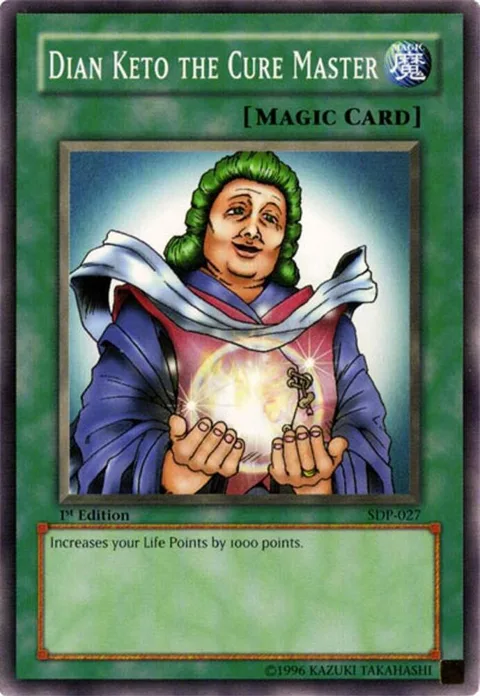 Dian Keto the Cure Master SDP-027 Yu-Gi-Oh card from Starter Deck: Pegasus