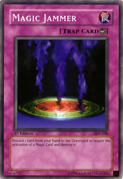 Magic Jammer SDP-048 Unlimited Yu-Gi-Oh card from Starter Deck: Pegasus