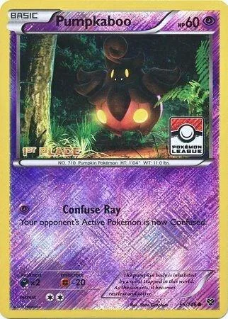 Pumpkaboo - 56/146 Pokemon League [1st Place] #056/146 Reverse Holofoil Pokémon card from League & Championship Cards
