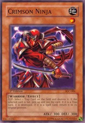 Crimson Ninja IOC-006 Unlimited Yu-Gi-Oh card from Invasion of Chaos