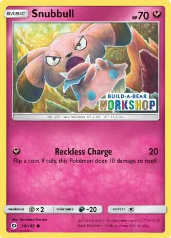 Snubbull - 90/149 Build-A-Bear Workshop Exclusive #090/149 Pokémon card from Miscellaneous Cards & Products