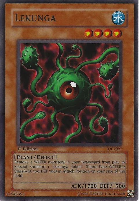 Lekunga IOC-027 1st Edition Yu-Gi-Oh card from Invasion of Chaos