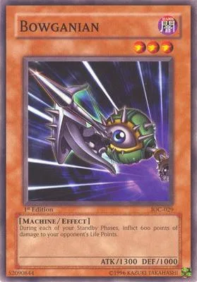 Bowganian IOC-029 Unlimited Yu-Gi-Oh card from Invasion of Chaos