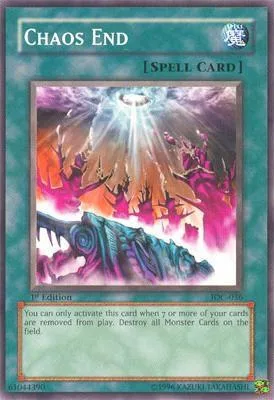 Chaos End IOC-036 Unlimited Yu-Gi-Oh card from Invasion of Chaos