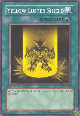 Yellow Luster Shield IOC-037 Yu-Gi-Oh card from Invasion of Chaos