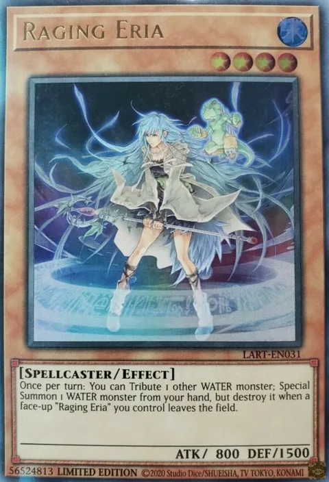 Raging Eria LART-EN031 Yu-Gi-Oh card from The Lost Art Promotion