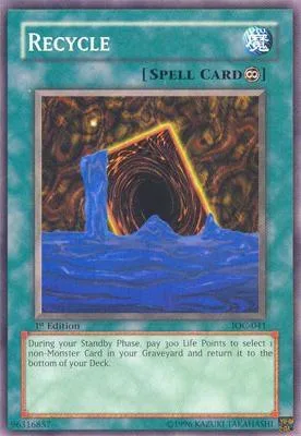 Recycle IOC-041 1st Edition Yu-Gi-Oh card from Invasion of Chaos