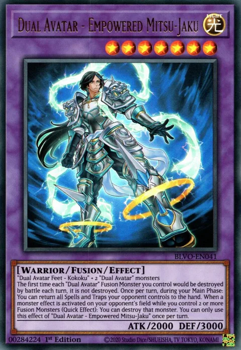 Dual Avatar - Empowered Mitsu-Jaku BLVO-EN041 Yu-Gi-Oh card from Blazing Vortex