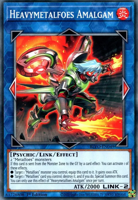 Heavymetalfoes Amalgam BLVO-EN049 Yu-Gi-Oh card from Blazing Vortex
