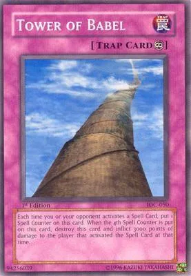 Tower of Babel IOC-050 Yu-Gi-Oh card from Invasion of Chaos