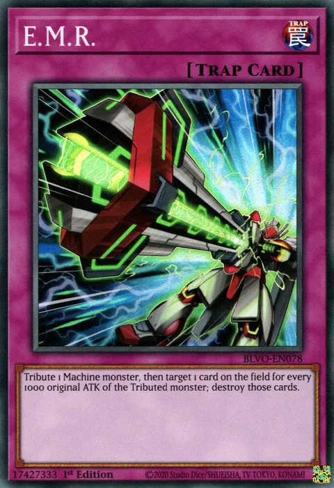 E.M.R. BLVO-EN078 Yu-Gi-Oh card from Blazing Vortex