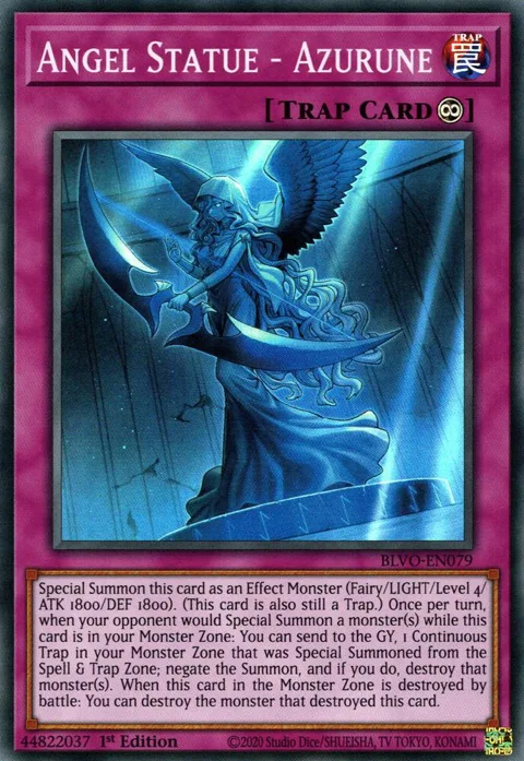 Angel Statue - Azurune BLVO-EN079 Yu-Gi-Oh card from Blazing Vortex