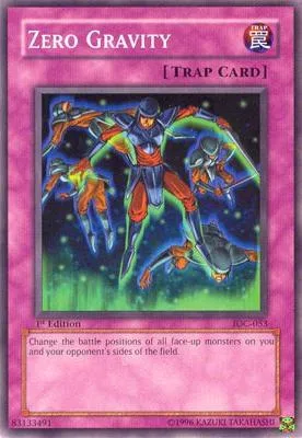 Zero Gravity IOC-053 1st Edition Yu-Gi-Oh card from Invasion of Chaos