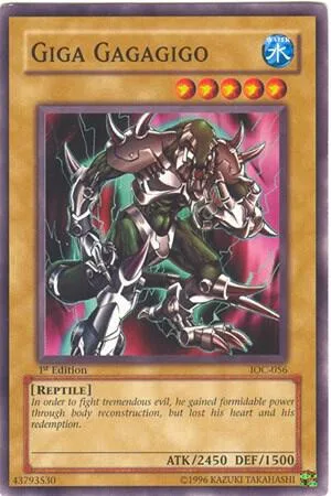 Giga Gagagigo IOC-056 Unlimited Yu-Gi-Oh card from Invasion of Chaos