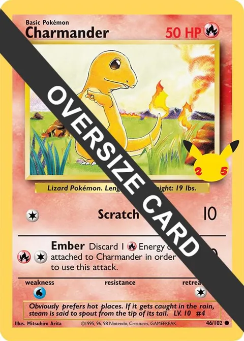 Charmander #046/102 Pokémon card from First Partner Pack