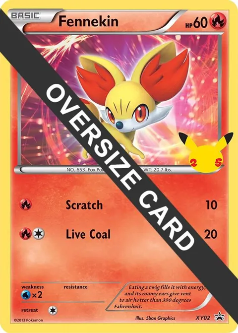 Fennekin #XY02 Pokémon card from First Partner Pack