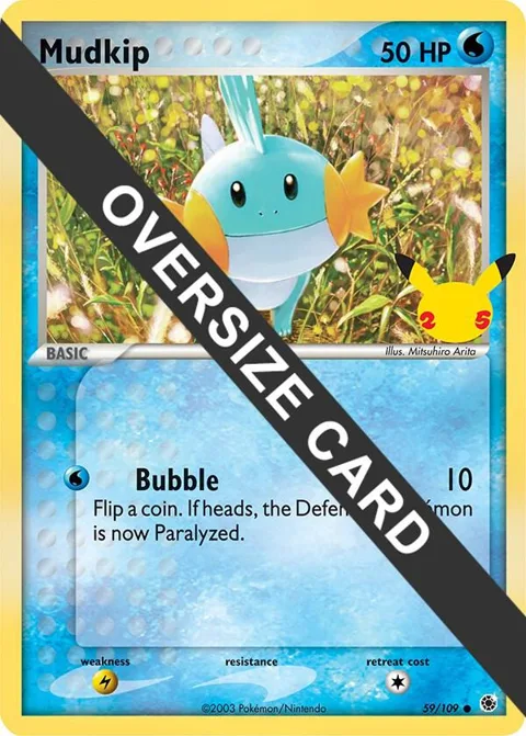 Mudkip #059/109 Pokémon card from First Partner Pack