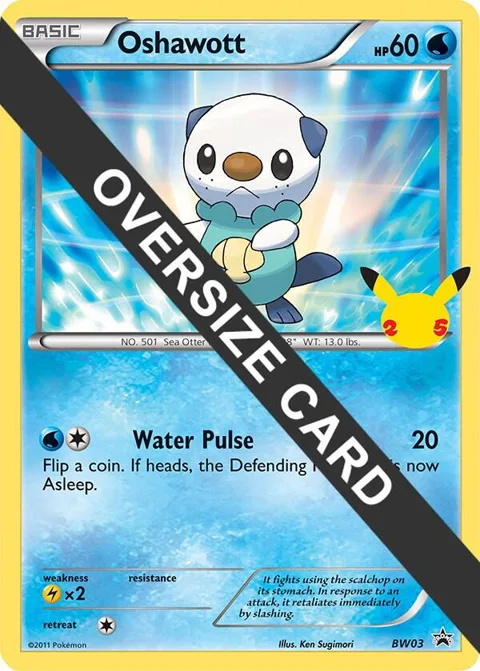 Oshawott #BW03 Pokémon card from First Partner Pack