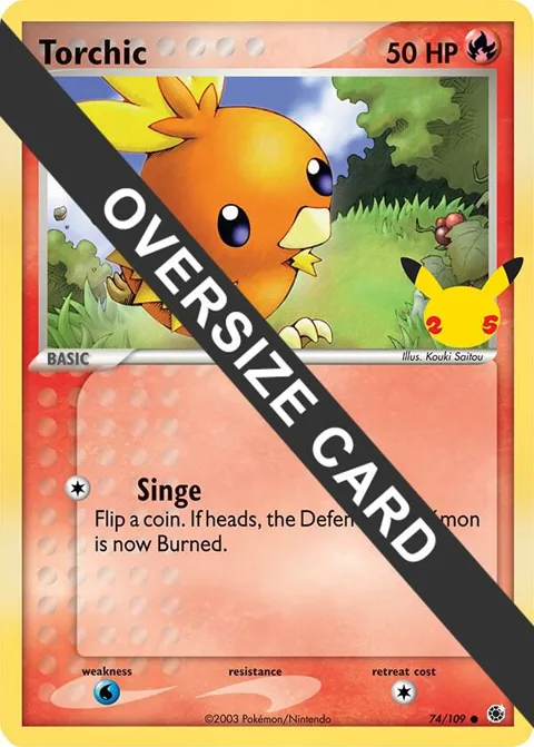 Torchic #074/109 Pokémon card from First Partner Pack