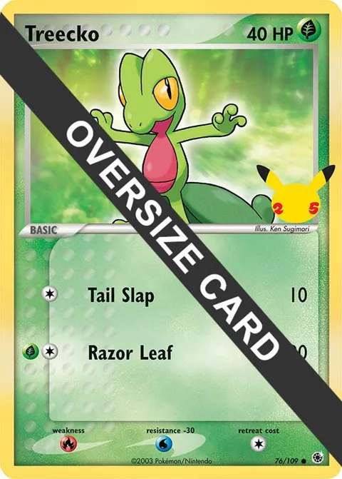 Treecko #076/109 Pokémon card from First Partner Pack