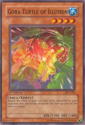 Gora Turtle of Illusion IOC-066 1st Edition Yu-Gi-Oh card from Invasion of Chaos