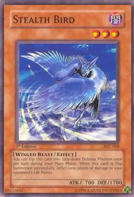 Stealth Bird IOC-068 1st Edition Yu-Gi-Oh card from Invasion of Chaos