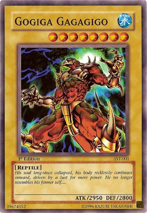 Gogiga Gagagigo AST-001 Unlimited Yu-Gi-Oh card from Ancient Sanctuary