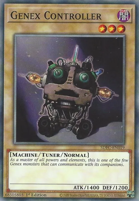 Genex Controller SDFC-EN019 Yu-Gi-Oh card from Structure Deck: Freezing Chains